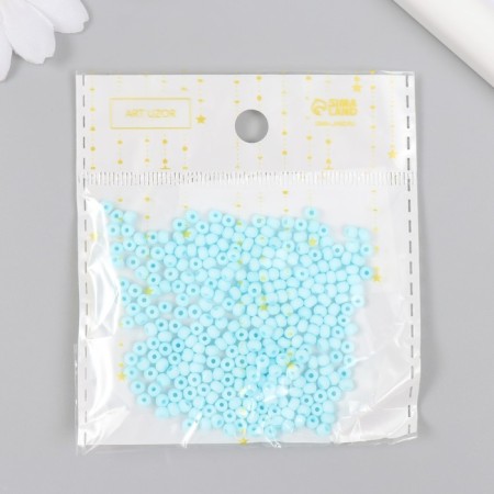 Glass 8/0 "Marshmallow. Matte. Heavenly" 10 g-3