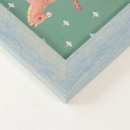 Photo frame plastic in 4 photos 10x15 cm "Aurora" Blue 31.5x31.5 cm-1