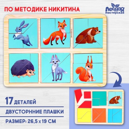 Squares of Nikitin, "Study animal forests"