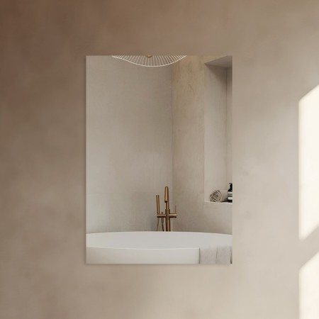Mirror with fedet 5 mm, 60 x 80 cm, EvoForm
