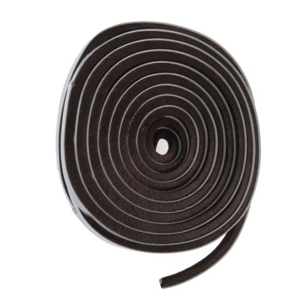 The seal brush self -adhesive tundra, 9x9 mm, brown, 10 m.