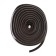 The seal brush self -adhesive tundra, 9x9 mm, brown, 10 m.