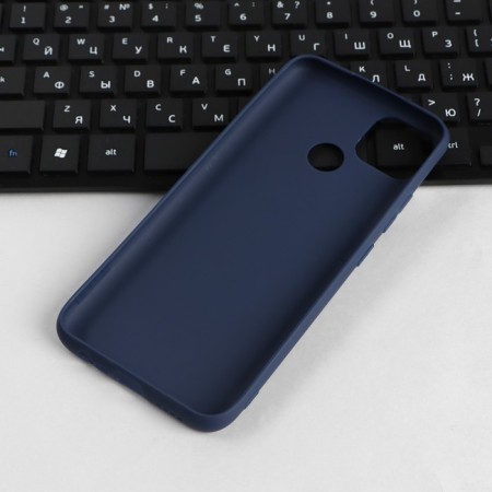 Pero cover for Samsung M52, silicone, blue-2