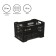 The box is universal, plastic, 51 × 34 × 30 cm, 30 kg, black