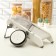 Magistro stormy vegetable engine, with a controlled cutting angle, stainless steel, 35 × 15 × 14 cm, white color
