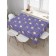 The tablecloth on the table "Cunning Moon and Month", rectangular, Saten, size 120x145 cm