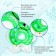Circle of children's neck, for bathing with rattles, "fish", color mix