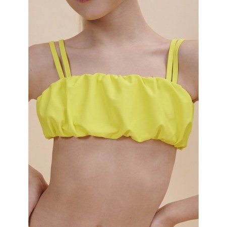 Bathing suit for girls, height 104-110 cm, lime color-2