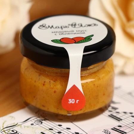 Медовый мусс «Марь&Яжъ», с облепихой, 30 г-1