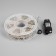 Garland "Mishura" 50 m Rosa, IP44, silver thread, 1500 LED, 8 modes, glow of multi, 36 V