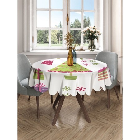 Tables on the table "Gift Time", Round, Saten, D = 150 cm-2