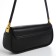 Female bag, baguette, on a magnet, black color