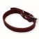 Collar of a single-layer leather, 45 x 2 cm, Osh 25-35 cm, brown