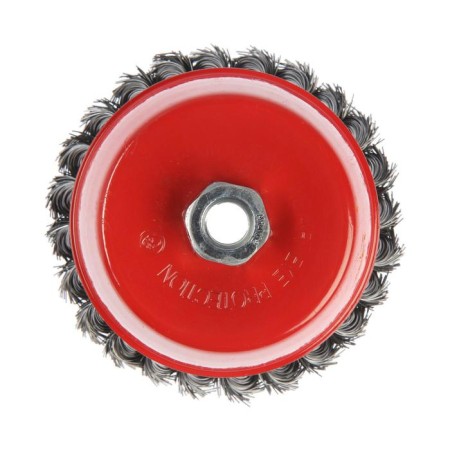 Metal brush for ushm scrap, twisted wire, "cup", M14, 125 mm-3