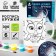 Lunar painting Mugs “Smile. Owl ", 300 ml