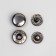 Installation button, alpha (S-shaped), iron, d = 10 mm, black nickel color