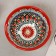 Rishtan ceramics "Patterns" Red, 15.5 cm, average,