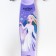 Scooter Children's folding cold heart, Pu 120/80 mm wheels, ABEC 7, purple color