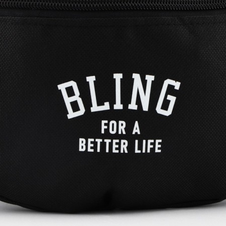 Board Belt Bling for a Better Life, 32x8x15 cm, lightning department, external pocket, white-5