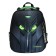School backpack 38 x 30 x 16 cm, ergonomic back, Stavia "cyber", black