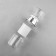 A bottle of storage with a dispenser of 30ml D5.4*5.4*7.6 cm Bel/silver dump