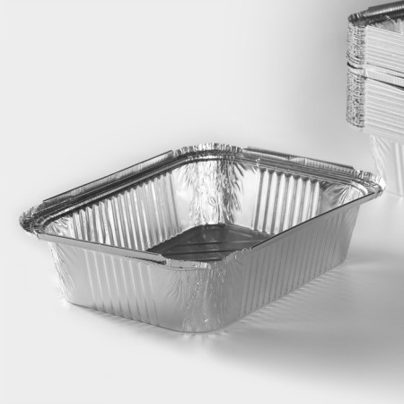 Foil form for baking and baking of the share, 2 l, 25 × 18 × 6.5 cm-2