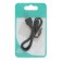Universal cable Luazon, connector 3.5 - USB, 0.5 m, black