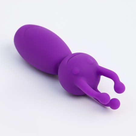 Vibrator Mini Cosmo Woman, with antennae, on batteries, 85 x 24 mm, purple-2