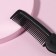 The comb is folding, 17.5 × 3 cm, black color