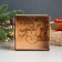 New Year's piggy bank with acrylic "Snowman" 12x12x4 cm