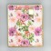Gift package with a nameplate, packaging, "delicate flowers", 30.5 x 25.4 x 12.7 cm