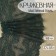 Lace elastic fabric, 180 mm × 2.7 ± 0.5 m, emerald color