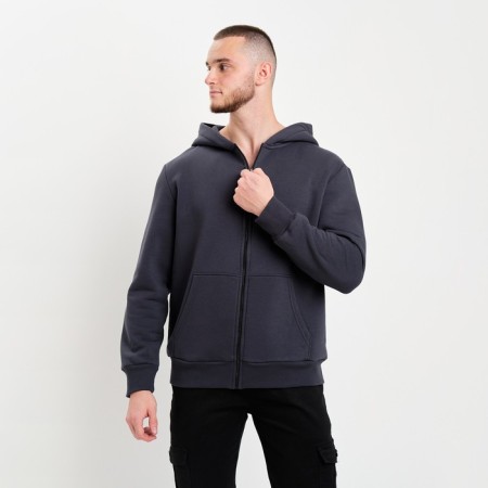 Male sweatshirt is formed, color graphite, size 50
