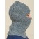 Children's hat, size 51-52, gray color