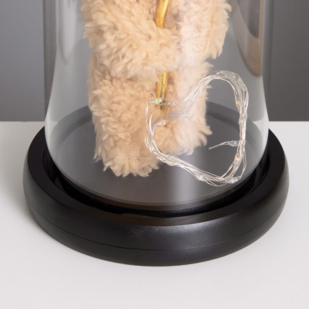 Nightlight "Bear with a rose" LED 3HAAA 10.5x10.5x22cm-3
