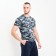 Male pants, color dark blue melange, size 54