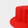 Silicone form for baking the shade "Snowflake", 23 × 3.5 cm, red color