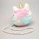 Children's fur bag "Unicorn", 16x3x13 cm