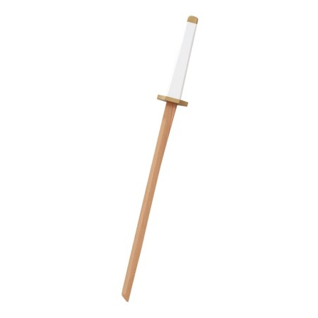 Katana wooden tree of games, scabbard, color white gold-13