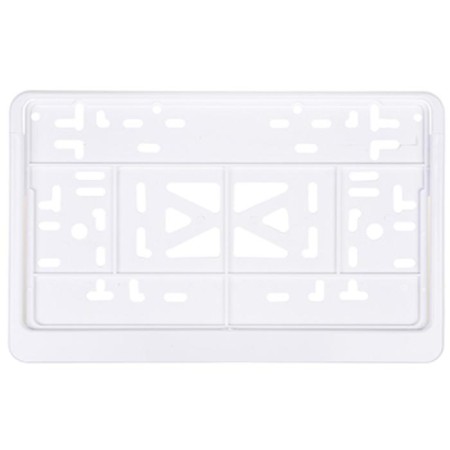 SkyWay car frame, plastic 290x170mm, GOST, with a latch, white, S04102009