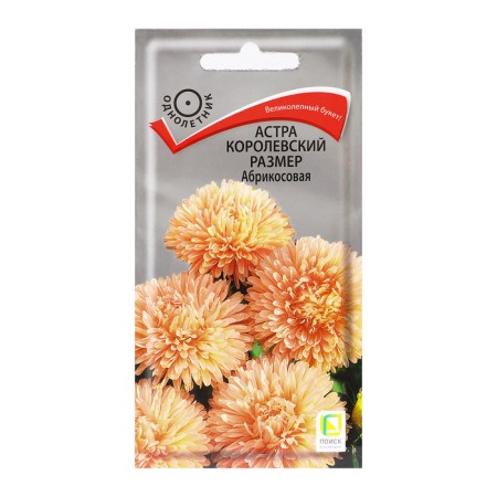 Seeds of Flowers Astra "Royal Apricot size", 0.1g.