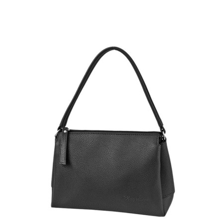 Female bag, lightning department, black color 25x9x18cm