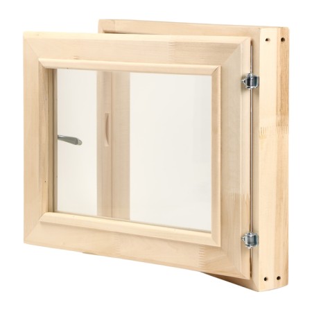 Window, 40 × 50cm, double glass of linden, outer opening-4