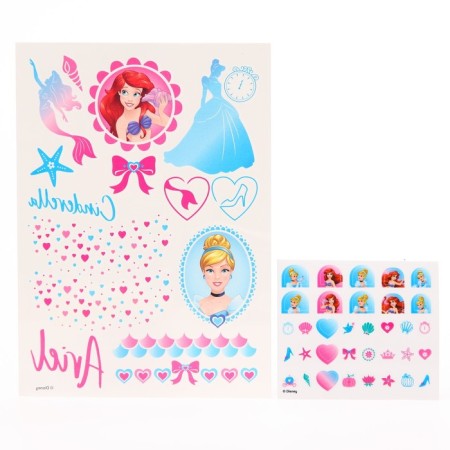 Manicure set with translation stickers "Cinderella"-2