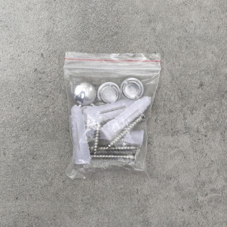 Wall hook on the bar, moving, accoona a166-6, 6 pcs, color chrome-4