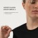Women's T -shirt with inserts, basic, size m (46), black color