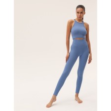 Легинсы женские в рубчик Mirey Leggings, размер 46-48, цвет голубой