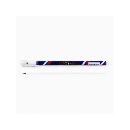 Pen Plastic with a cap "from February 23", blue paste, ball 0.5 mm-2