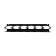 Holder for aerosol cans, wall, black
