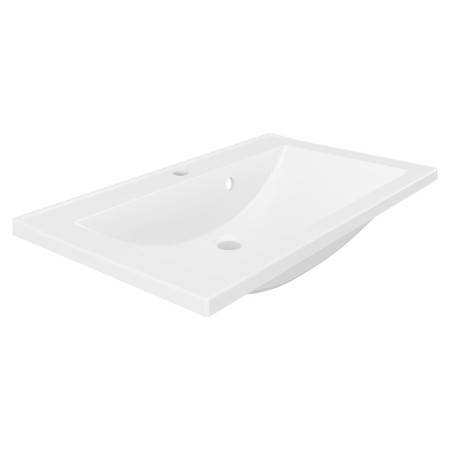 Paola Roma sink, half -vested, 75 cm, rectangular